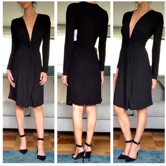 IRO Dresses & Skirts - Black twist knot dress